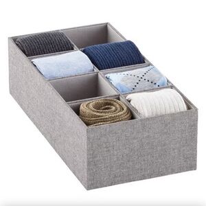 NWT Cambridge Drawer Organizer 8-Section in Grey (but looks brown)